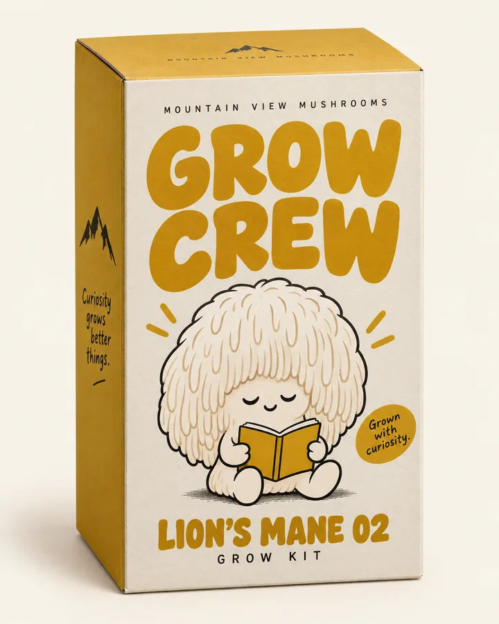 Lion’s Mane Grow Crew packaging concept